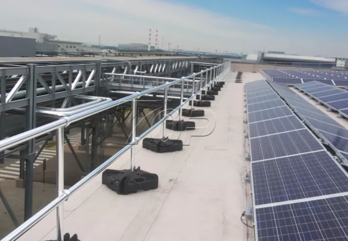 Roof Safety Fall Guardrail System