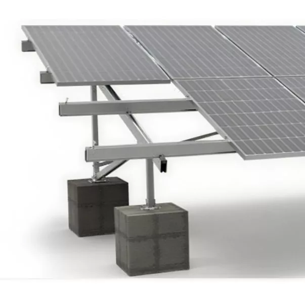Flat roof solar mounting kits